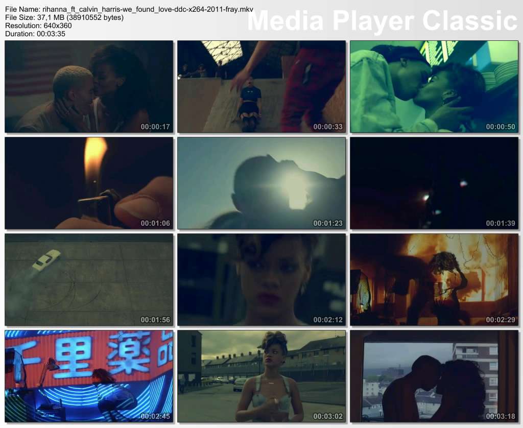 Rihanna Ft. Calvin Harris - We Found Love DDC x264 2011